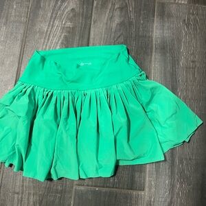 Offline by Aerie All Aces Kelly Green Pleated Tennis Skirt Skort Size Medium